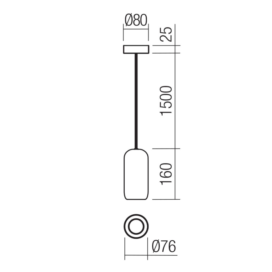 Redo 01-3476 - Lühter BOOM 1xGU10/10W/230V d. 7,6 cm pruun