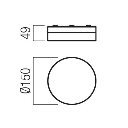 Redo 01-3725 - LED Laevalgusti vannituppa FRISBI LED/8W/230V d. 15 cm CRI 90 IP44 läikiv kroom