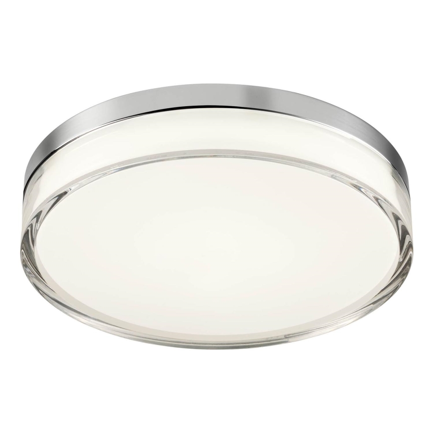 Redo 01-3728 - LED Laevalgusti vannituppa FRISBI LED/18W/230V d. 28 cm CRI 90 3000/4000K IP44 läikiv kroom