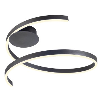 Redo 01-4012 - Hämardatav laelamp SCROLL LED/38W/230V 3000K/4000K/6000K CRI 90 läbimõõt 60 cm must