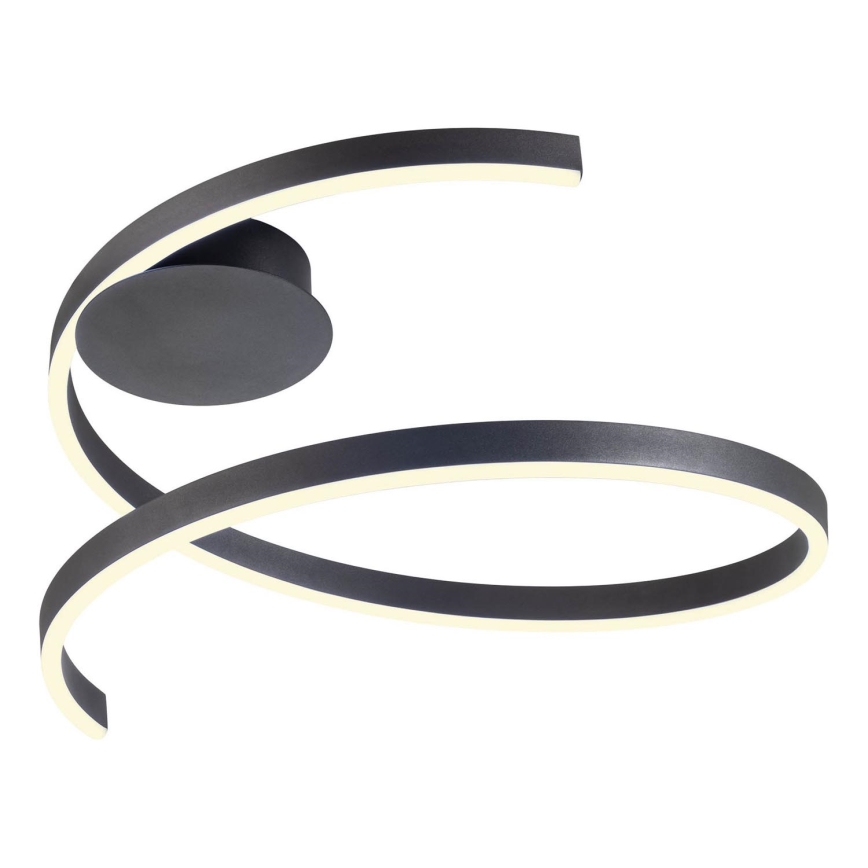 Redo 01-4012 - Hämardatav laelamp SCROLL LED/38W/230V 3000K/4000K/6000K CRI 90 läbimõõt 60 cm must