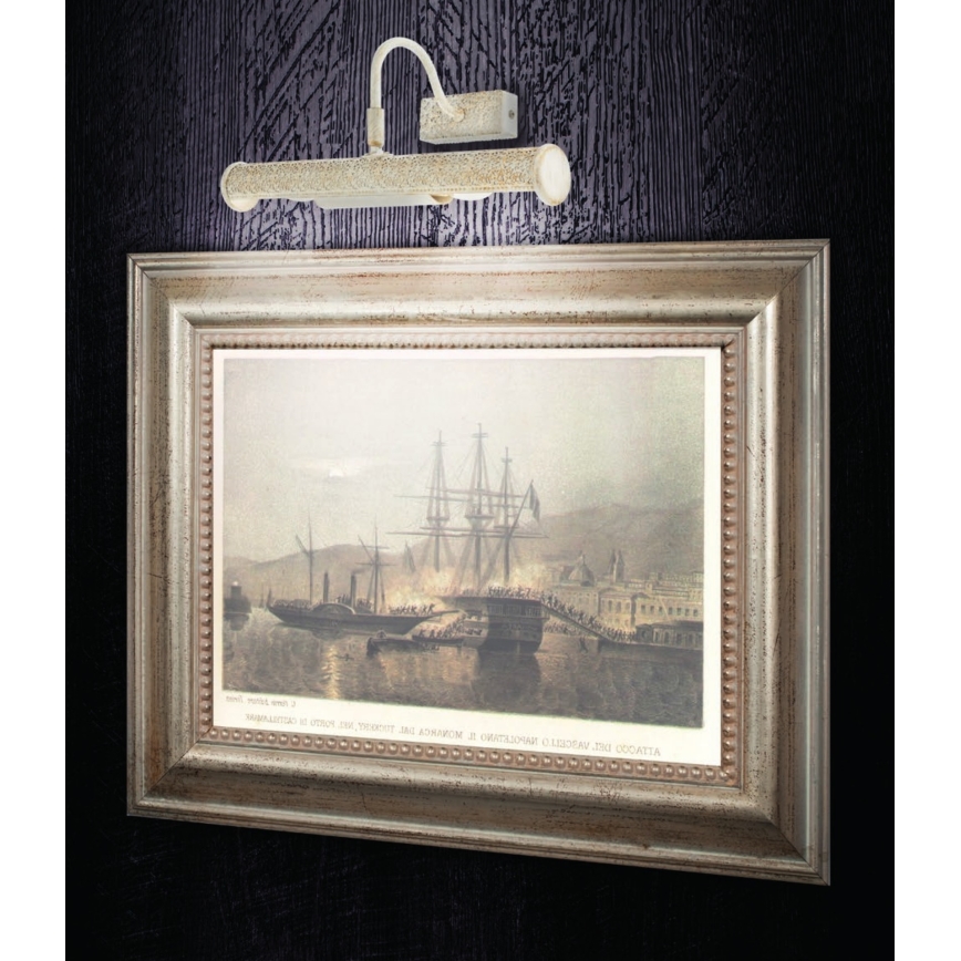 Redo 02-844 - Pildivalgusti CAIRO 2xE14/28W/230V 36 cm valge