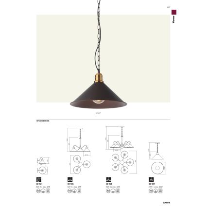 Redo 02-934 - Seinavalgusti VERNER 1xE27/42W/230V