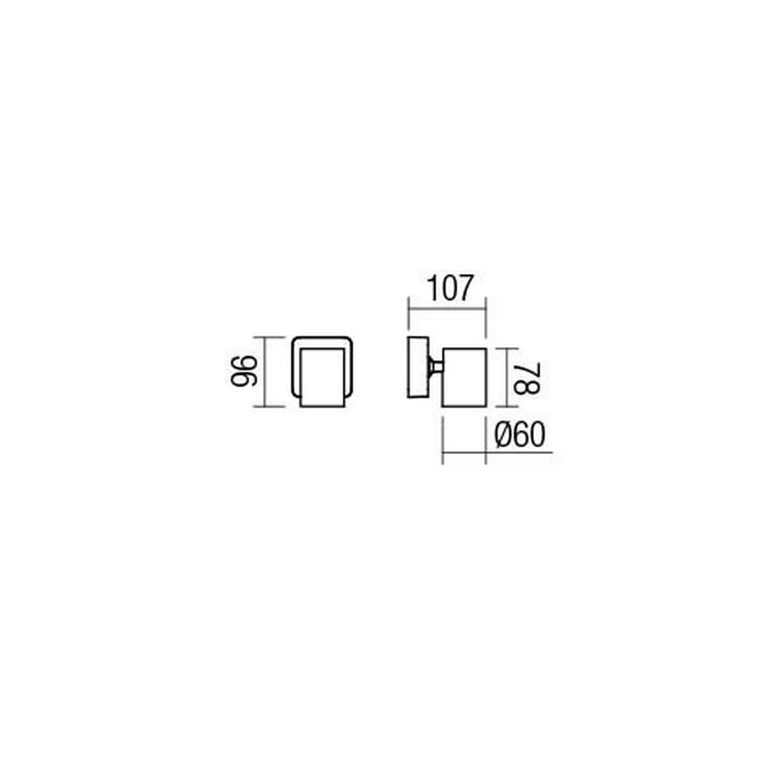 Redo 04-468 - Suunavalgusti CAMEO 1xGU10/35W/230V must