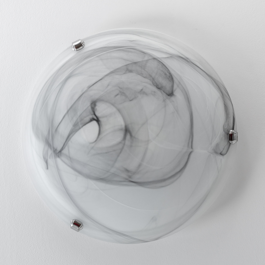 Redo 05-393 - Laelamp VIRGINIA 2xE27/42W/230V, läbimõõt 40 cm, hall