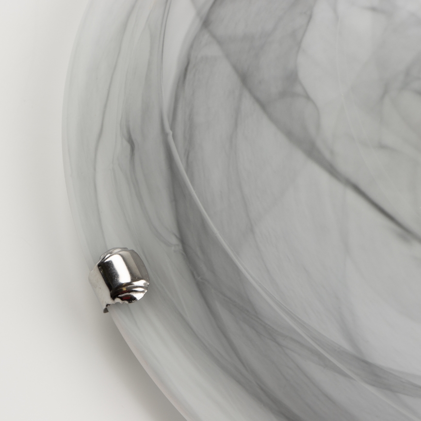 Redo 05-393 - Laelamp VIRGINIA 2xE27/42W/230V, läbimõõt 40 cm, hall