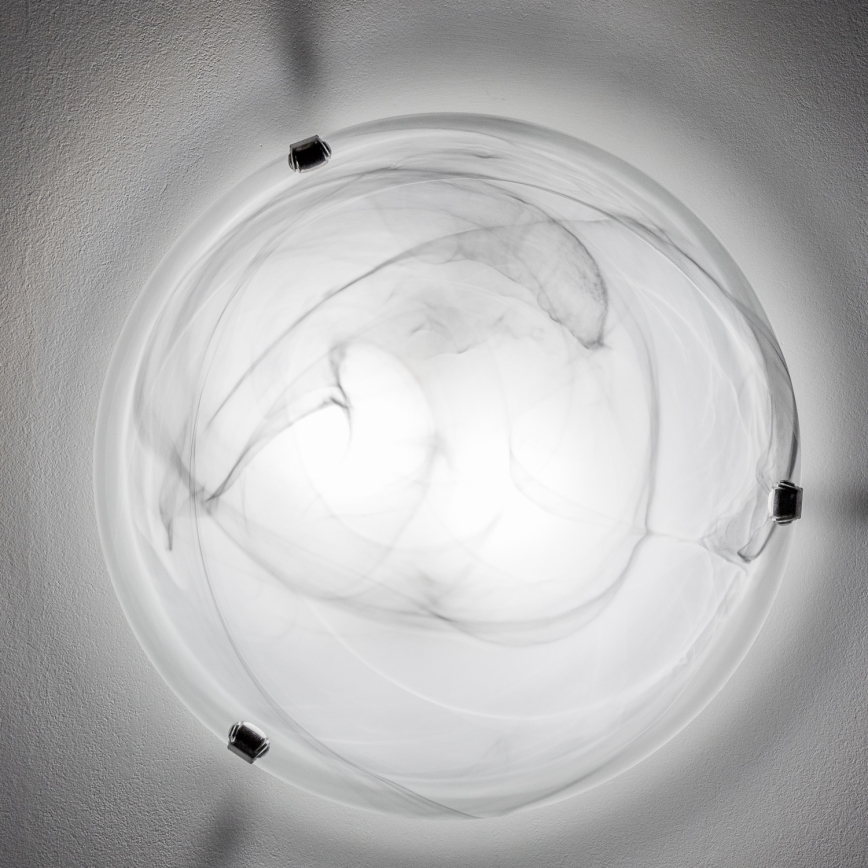 Redo 05-393 - Laelamp VIRGINIA 2xE27/42W/230V, läbimõõt 40 cm, hall