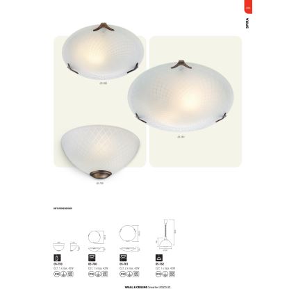 Redo 05-759 - Seinavalgusti SPIRA 1xE27/42W/230V