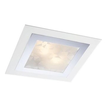 Redo 05-828 - Laelamp SPECTRE 1xE14/28W/230V 30x30 cm läikiv kroom/valge