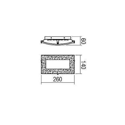 Redo 05-863 - LED Seinavalgusti ARTEMIS LED/10W/230V hõbedane