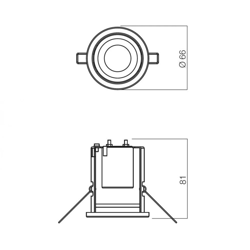 Redo 70213 - Laevalgusti FR 1xE14/30W/230V valge