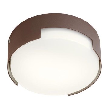 Redo 90004 - LEd Väli laevalgusti SKOR LED/12W/230V d. 15 cm IP54 pruun