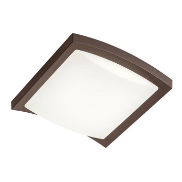 Redo 90008 - LEd Väli laevalgusti TALLIN LED/21W/230V 24,5x24,5 cm IP54 pruun