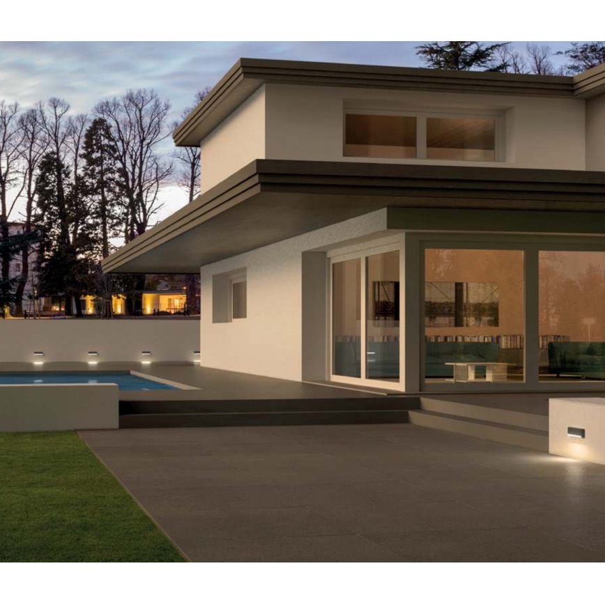 Redo 90070 - SAPO LED välisseinavalgusti LED/3W/230V IP65