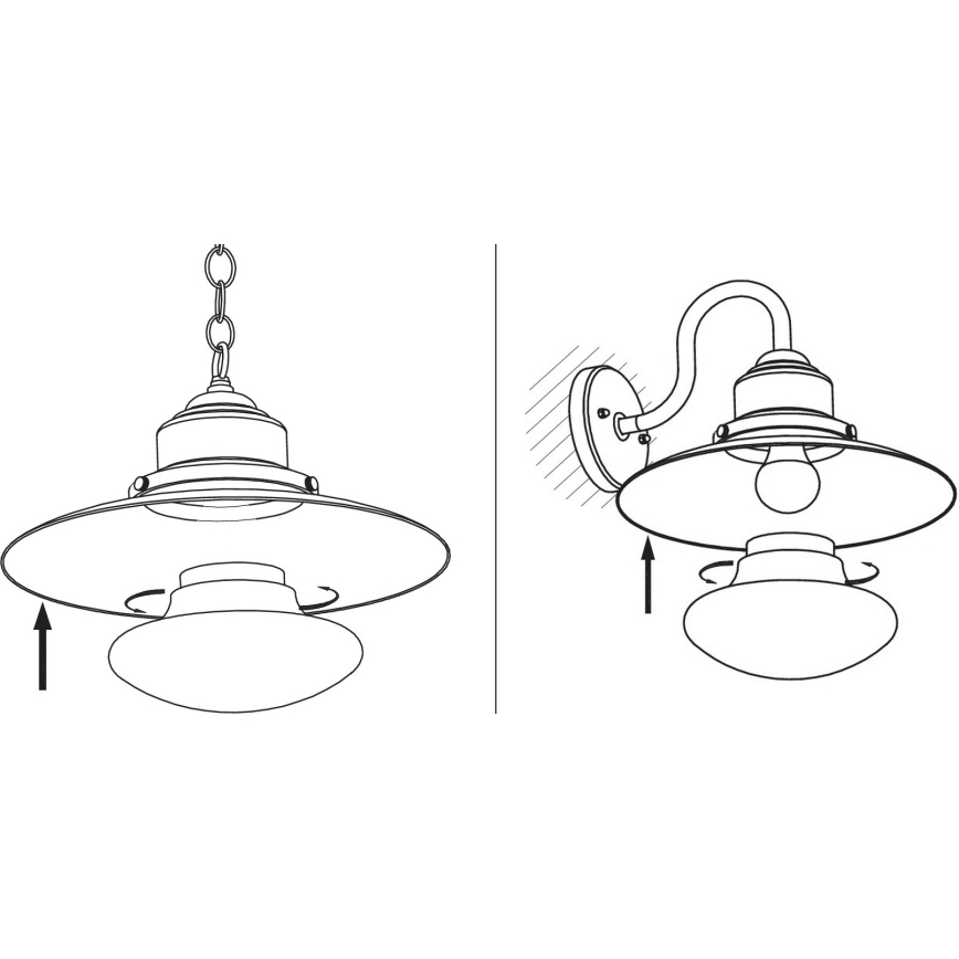 Redo 90094 - Valge asenduslambivarjuk kroonlühtrile ja ELIO lambile