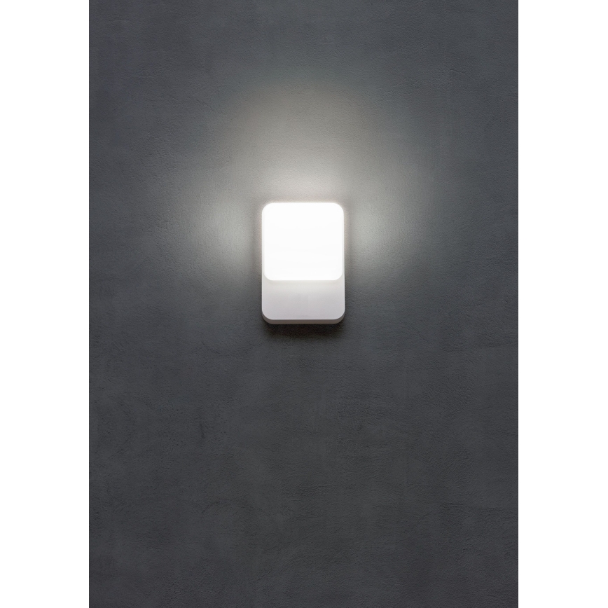 Redo 90128 - LED välisseinavalgusti COLIN, 9 W, 230 V, 4000 K, IP54, valge