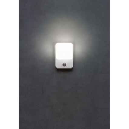 Redo 90131 - LED välisseinavalgusti liikumis- ja hämarusanduriga COLIN LED/9W/230V 3000K IP54 valge