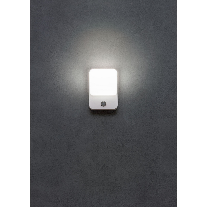 Redo 90131 - LED välisseinavalgusti liikumis- ja hämarusanduriga COLIN LED/9W/230V 3000K IP54 valge