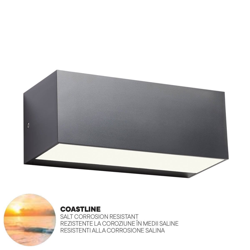 Redo 90154 - LED Seinavalgusti õue LAMPRIS 1xLED/12W/230V IP65