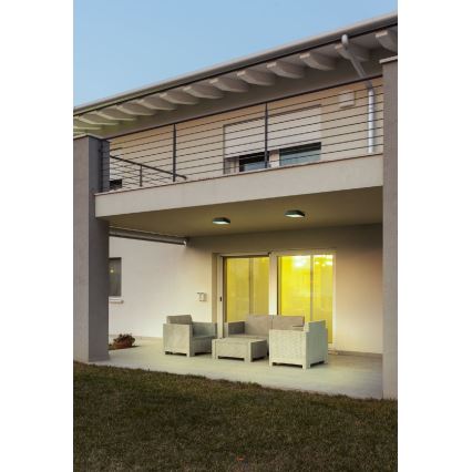 Redo 90157 - LEd Väli laevalgusti MARINA LED/12W/230V 22x22 cm IP65 antratsiit