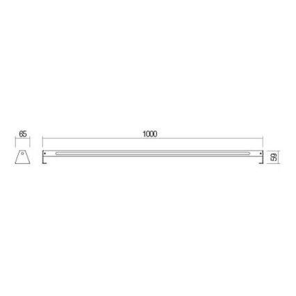 Redo 90242 - LED välisvalgusti TACK IP65 LED/15W/230V 3000K IP65 antratsiit