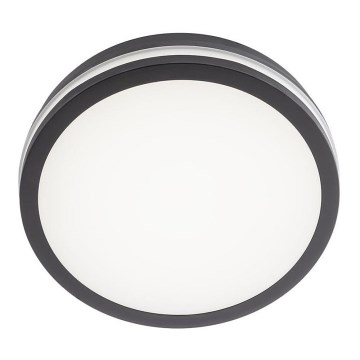 Redo 90286 - LEd Väli laevalgusti ISOLA LED/24W/230V d. 26 cm 3000/4000/6500K IP54 antratsiit