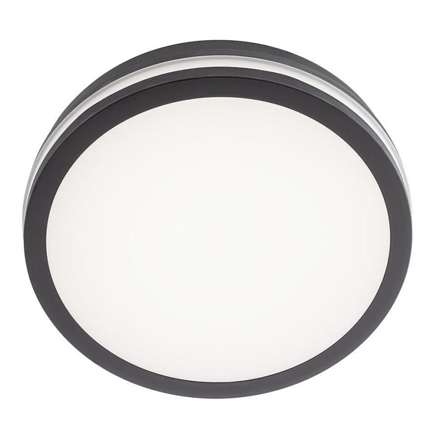 Redo 90286 - LEd Väli laevalgusti ISOLA LED/24W/230V d. 26 cm 3000/4000/6500K IP54 antratsiit