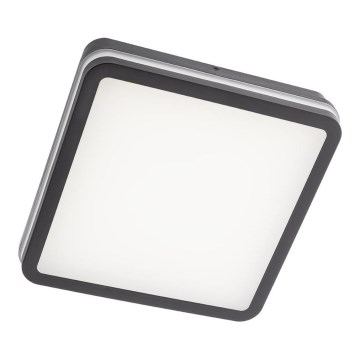 Redo 90292 - LEd Väli laevalgusti anduriga ISOLA LED/24W/230V 26x26 cm 3000/4000/6500K IP54 antratsiit