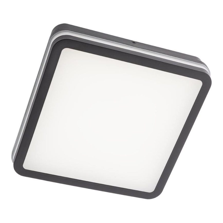 Redo 90292 - LEd Väli laevalgusti anduriga ISOLA LED/24W/230V 26x26 cm 3000/4000/6500K IP54 antratsiit
