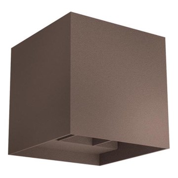 Redo 90298 - LED välisseinavalgusti VARY 2xLED/10W/230V 3000K IP54 pruun