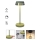 Redo 90309 - LED Hämardatav puutetundlik laualamp ILUNA LED/2,5W/5V 2700-3000K 3000 mAh IP65 roheline