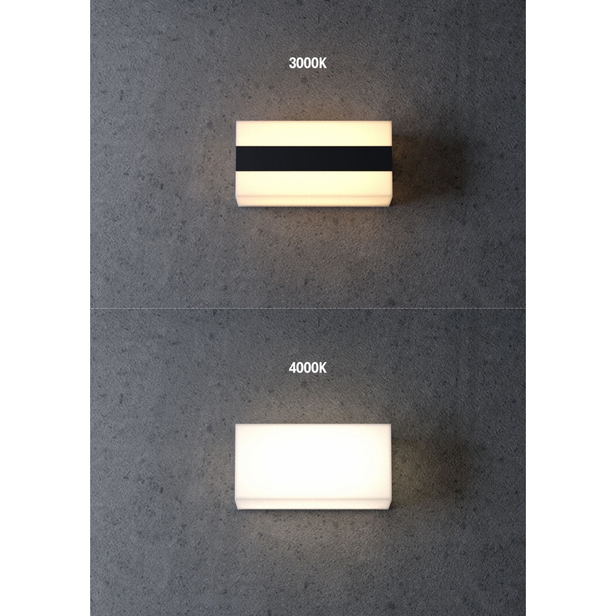 Redo 90325 - LED välisseinavalgusti KODIAK LED/8W/230V 4000K 20 cm IP65 valge