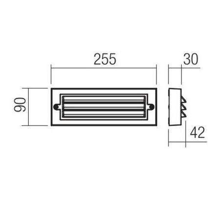 Redo 90330 - LED Väli seinavalgusti KRUP LED/6W/230V IP65 antratsiit