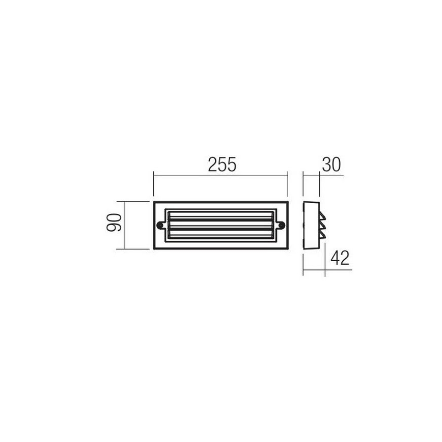 Redo 90330 - LED Väli seinavalgusti KRUP LED/6W/230V IP65 antratsiit