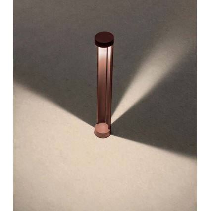 Redo 90366 - ZEUS LED välisvalgusti, 11,5 W, 230 V, 3000 K, 75 cm, IP54, pruun