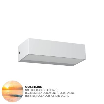 Redo 90372 - LED Väli seinavalgusti LAMPRIS LED/9,5W/230V IP65 valge