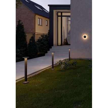 Redo 90374 - LED välisvalgusti AURA LED/8W/230V 3000K 70 cm IP65 antratsiit