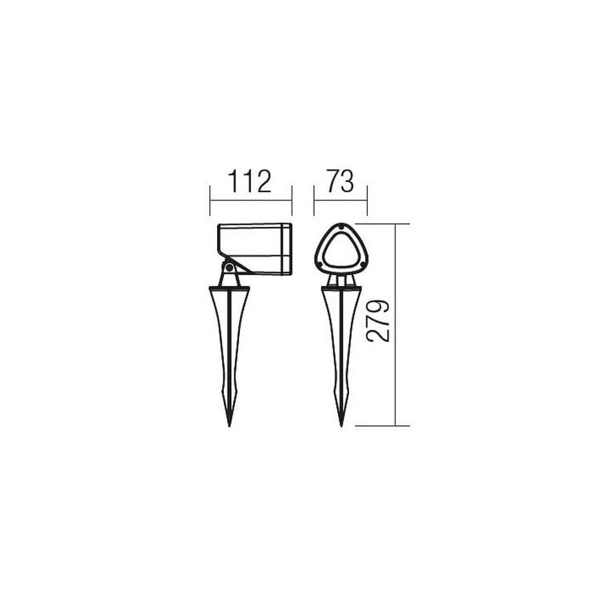 Redo 9041 - LED Välivalgusti FELIX LED/7W/230V IP65 3000K