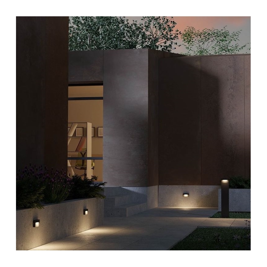 Redo 90426 - LED Väli seinavalgusti POLIFEMO LED/8W/230V IP65 antratsiit