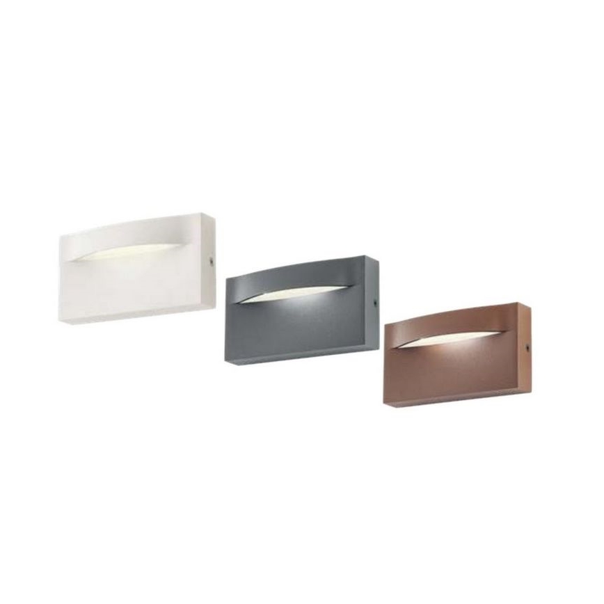 Redo 90426 - LED Väli seinavalgusti POLIFEMO LED/8W/230V IP65 antratsiit