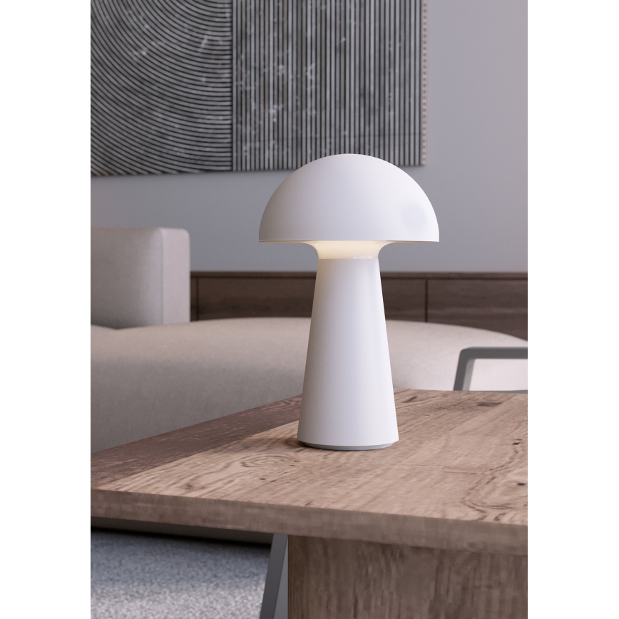 Redo 90438 - LED hämardatav puutejuhtimisega välisvalgusti KIRA LED/4,7W/230V 2200 mAh IP44 valge