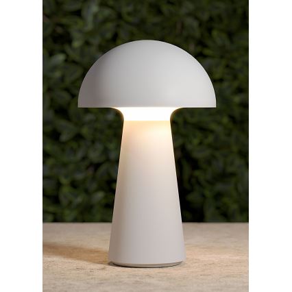 Redo 90438 - LED hämardatav puutejuhtimisega välisvalgusti KIRA LED/4,7W/230V 2200 mAh IP44 valge