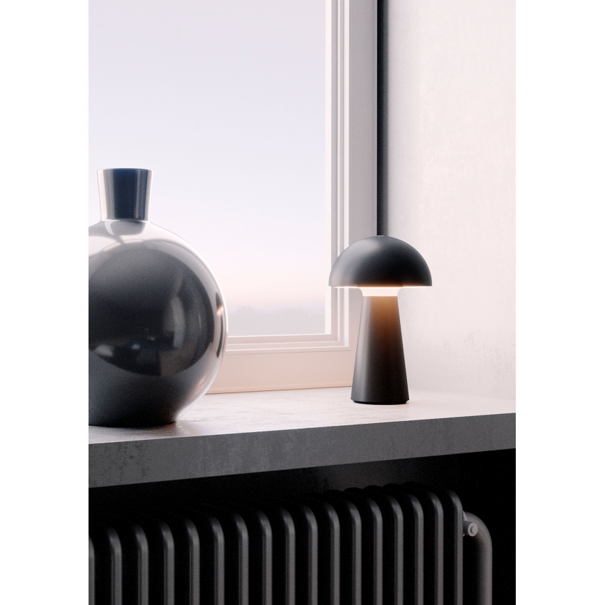 Redo 90439 - LED hämardatav puutetundlik välisvalgusti KIRA LED/4,7W/230V 2200 mAh IP44 must