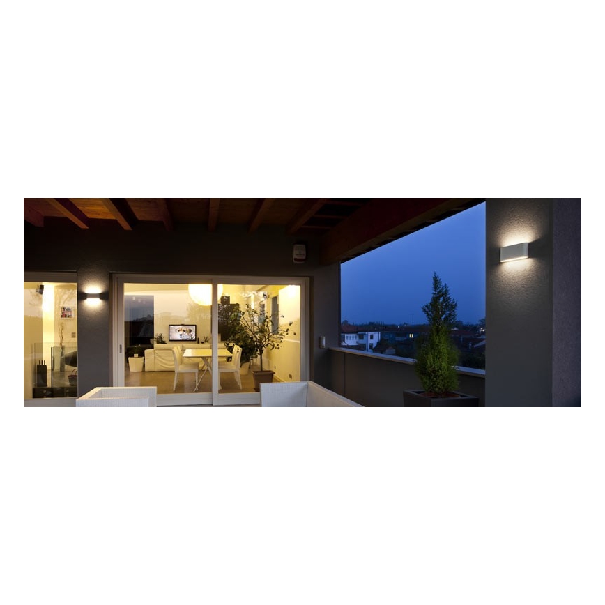 Redo 90451 - LED välisseinavalgusti KLIPPE LED/24W/230V 3000K IP54 valge