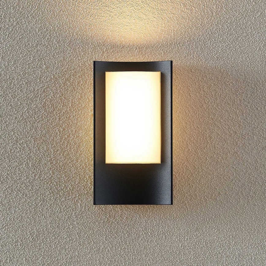 Redo 90483 - LED Väli seinavalgusti WARP LED/8W/230V 3000K IP44 antratsiit