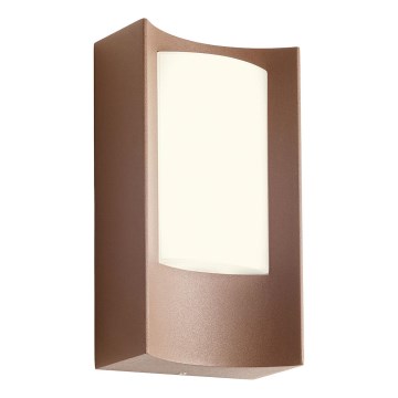 Redo 90484 - LED Väli seinavalgusti WARP LED/8W/230V 3000K IP44 pruun