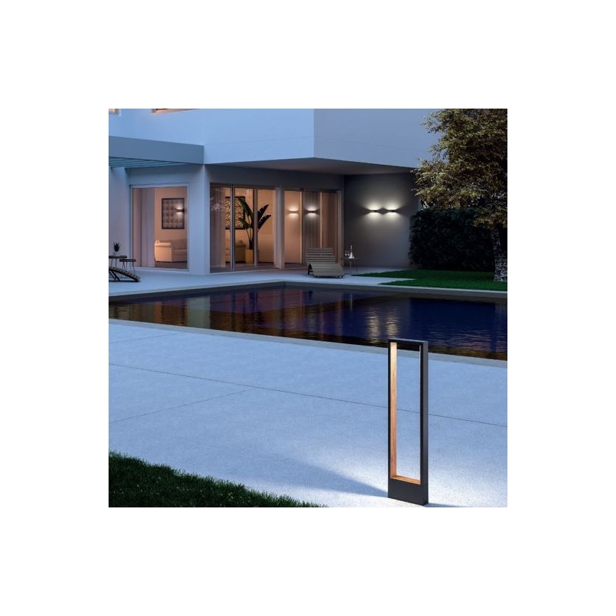 Redo 90509 - LED Välivalgusti WALD LED/10W/230V IP65 antratsiit