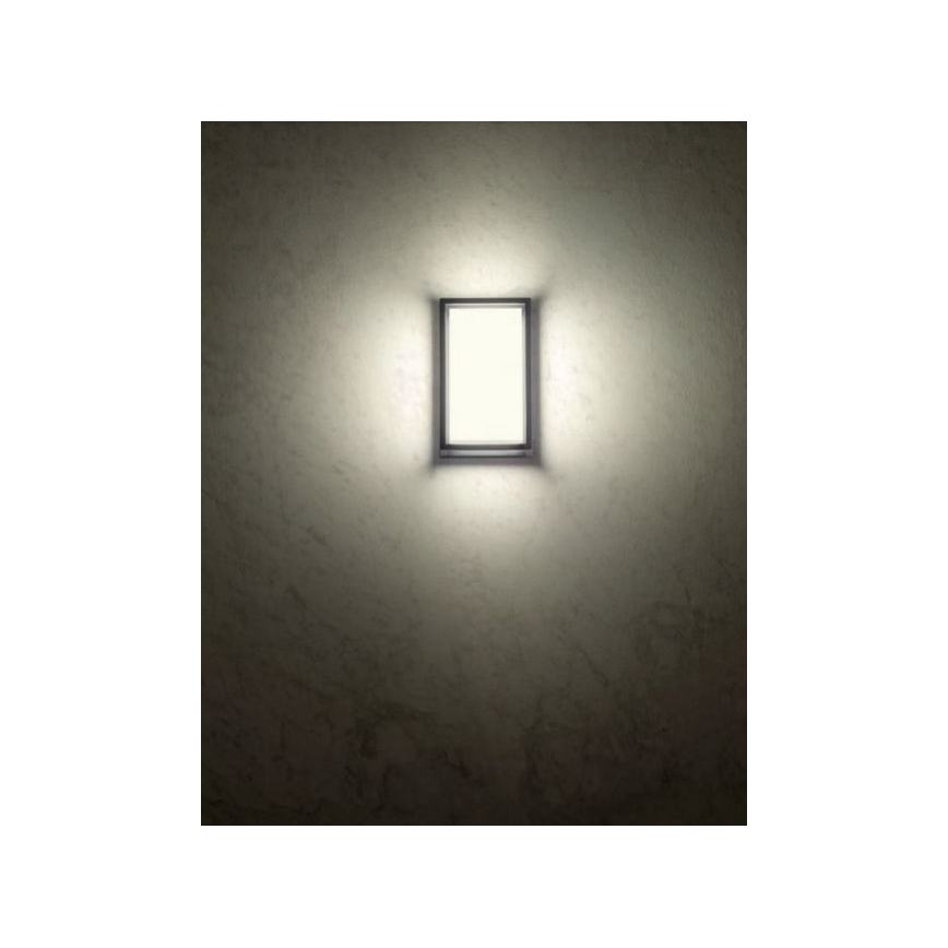 Redo 90533 - LED Väli seinavalgusti QUADRIS LED/12W/230V IP54 antratsiit