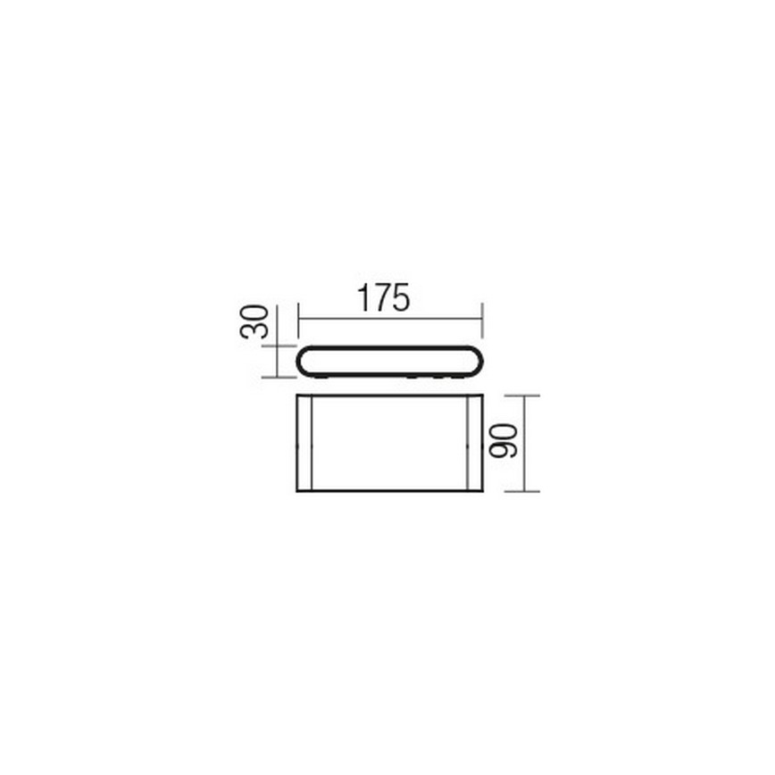 Redo 9054 - LED Väli seinavalgusti POCKET LED/6W/230V IP54