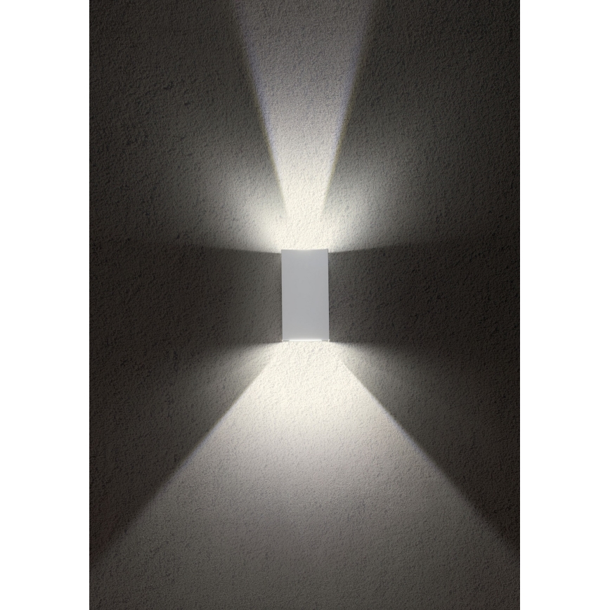 Redo 90552 - LED välisseinavalgusti VARY 2xLED/10W/230V 3000K IP54 valge